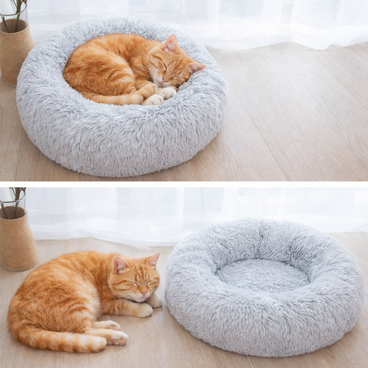 Cama Tipo Nido para Mascotas GRIS