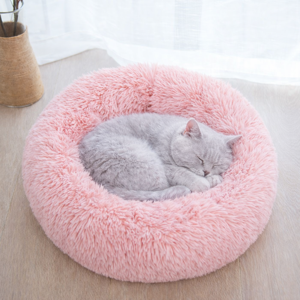 Cama Tipo Nido para Mascotas ROSA