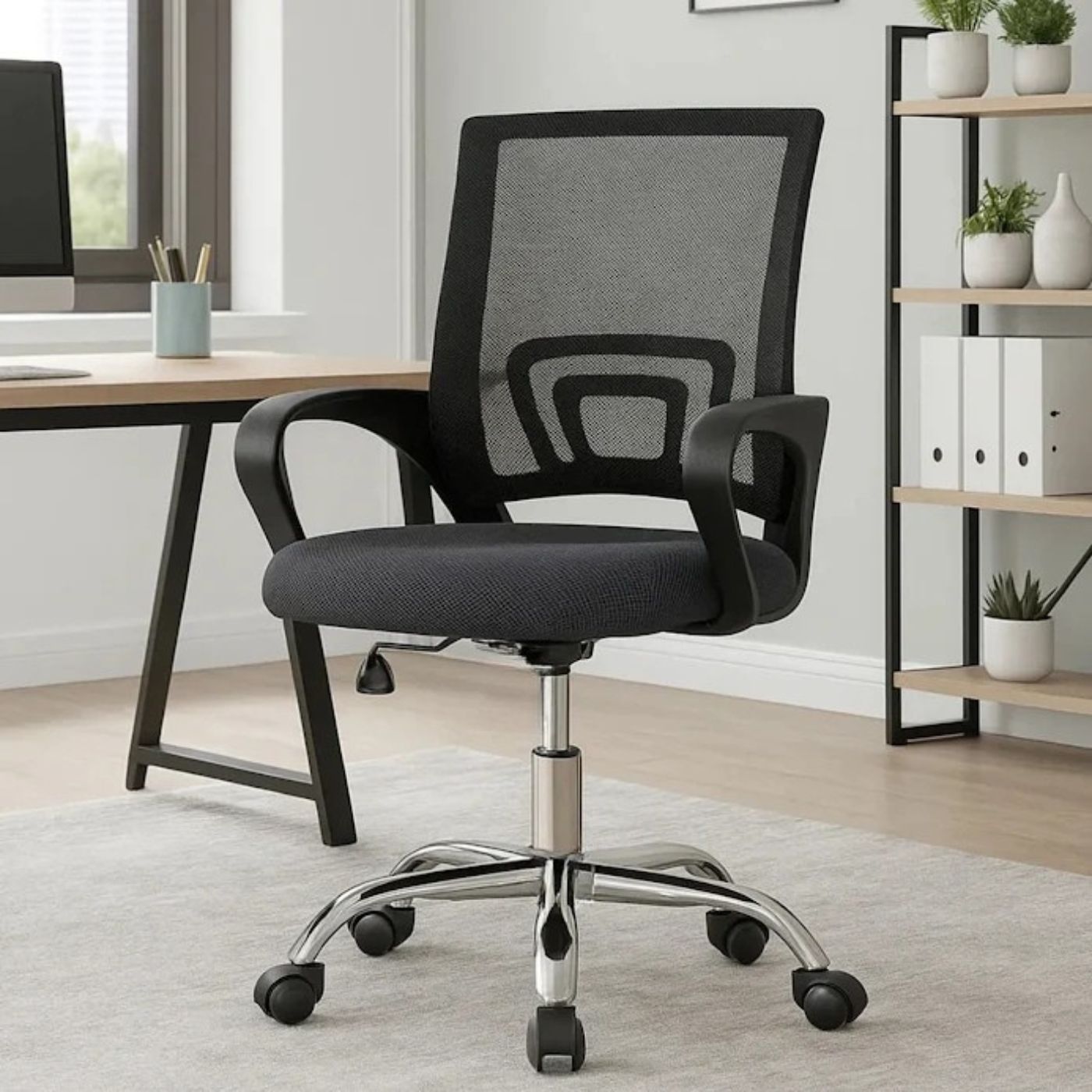 Silla de Oficina Ergonómica Apoyo Lumbar