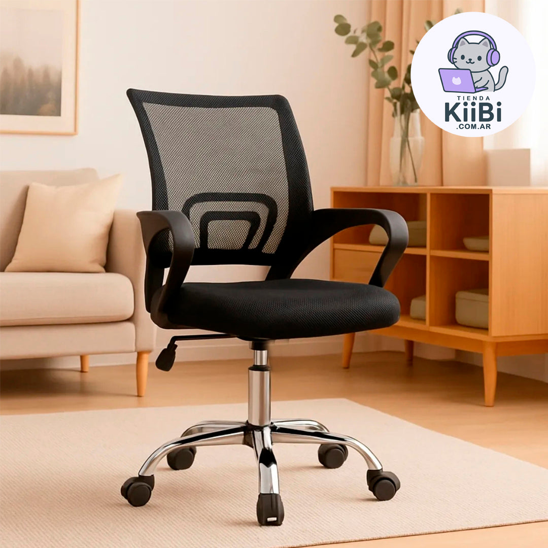 Silla de Oficina Ergonómica Apoyo Lumbar