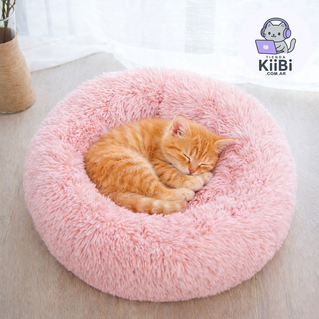 Cama Tipo Nido para Mascotas ROSA